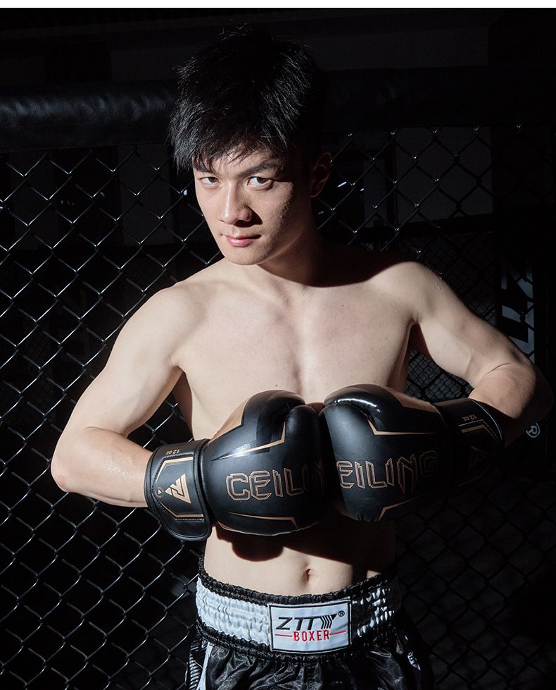 Professionelle Boxhandschuhe, Sanda-Kampfhandschuhe für Erwachsene, Training für Männer und Frauen, Boxsackhandschuhe_voghion.com