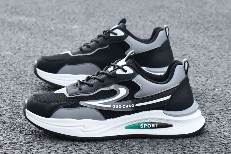 Chaussures de course décontractées et respirantes en maille pour hommes, nouvelle collection printemps-été 2024_voghion.com