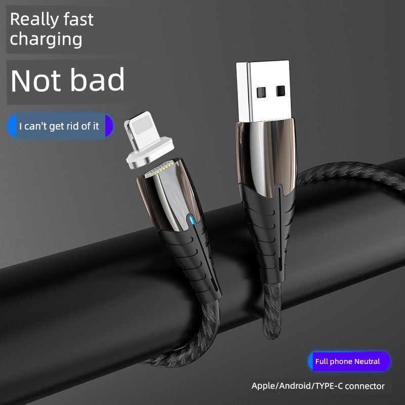 Unschlagbare Qualität iPhone Flash Charging Drei-in-Eins Android Magnetisches Datenkabel_voghion.com
