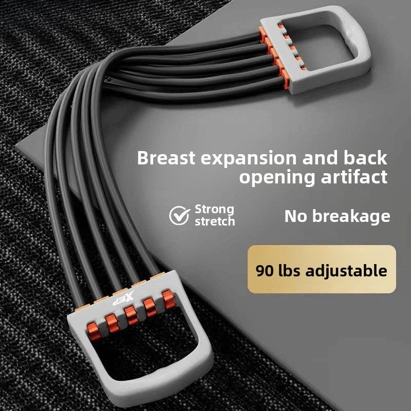 Erkekler İçin Direnç Bandı Ev Göğüs Kas Antrenmanı İpi Kol Güçlendirici Fitness Ekipmanları Egzersiz Açıcı Sırt Antrenörü_voghion.com