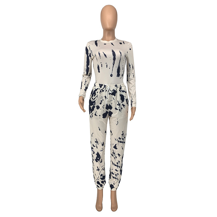 Damenbekleidung, modisch, lässig, Sport-Overall, zweiteiliges Set_voghion.com