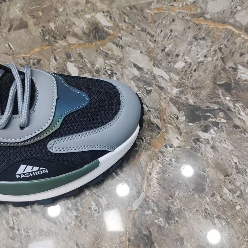 Glide Spring Fashion Versatile Wear-resistant Sports Casual Trendy Men's Mesh Travel Soft Sole Running Shoes_voghion.com