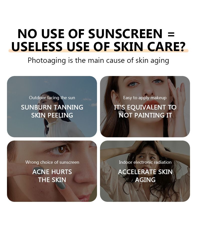Facial Sunscreen Ceramide Full Face Sunscreen Spray UV Protection SPF50+ Student Military Training Sunscreen Spray_voghion.com