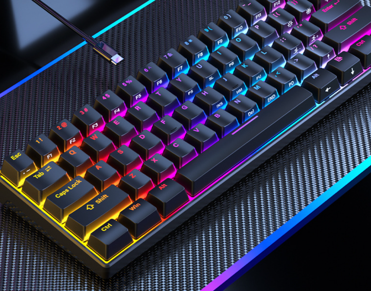 Mechanical Set Wired Blue Switch Gaming Office Laptop Desktop Computer Accessories Keyboard Mouse Macro_voghion.com