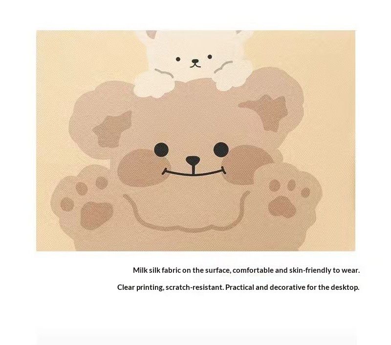 NeoGear Bärenmaus für Frauen, weiche, niedliche 3D-Silikon-Handgelenkauflage_voghion.com