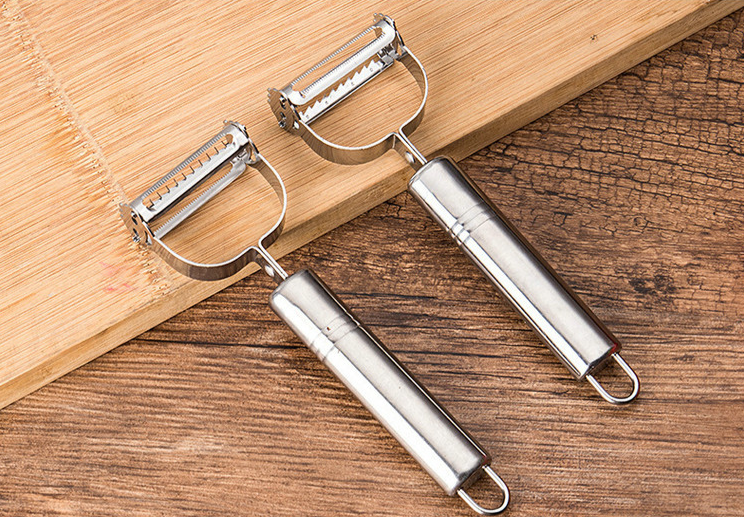 Multifunctional Stainless Steel Vegetable And Grater Kitchen Tool Fruit Peeler Peeling Knife_voghion.com