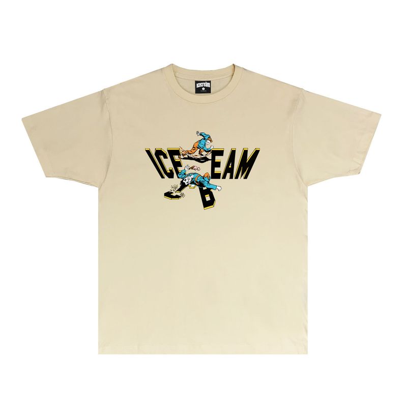 Long term availability of BBC Flying Dog Ice Cream Fighting Printed Short sleeved T-shirts_voghion.com