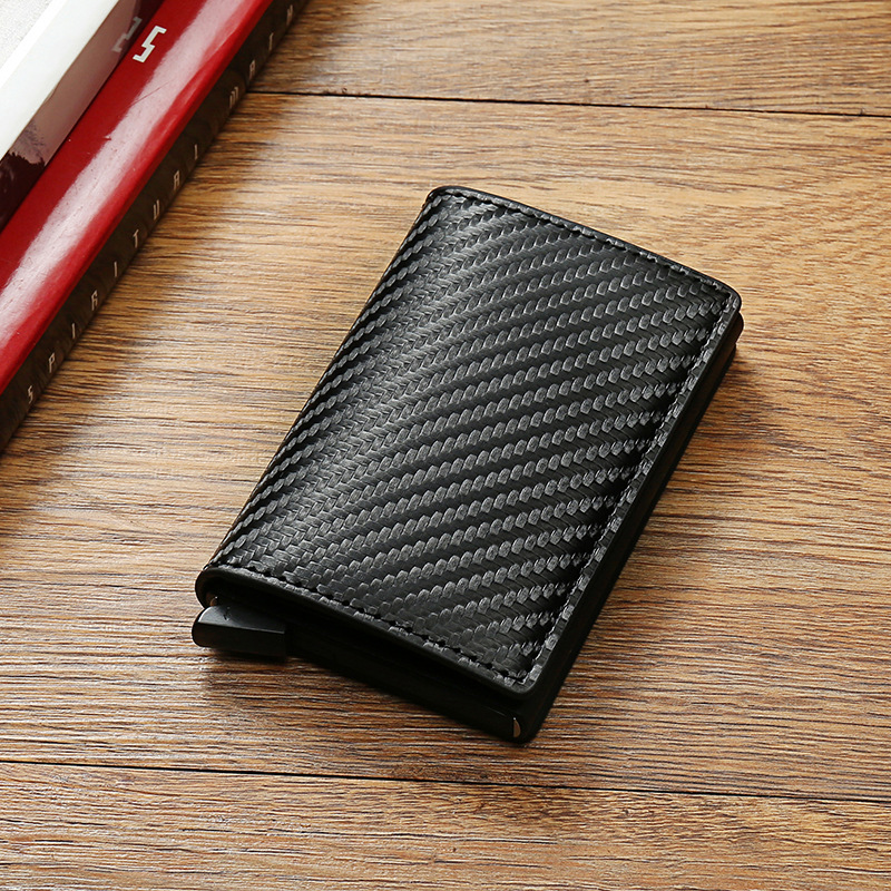 2024 Carbon Fiber Men's Wallet Card Bag Men's Wallet Short Versatile Wallet Wallet Wallet Men's Wallet Durable And Anti Dirt Practical_voghion.com