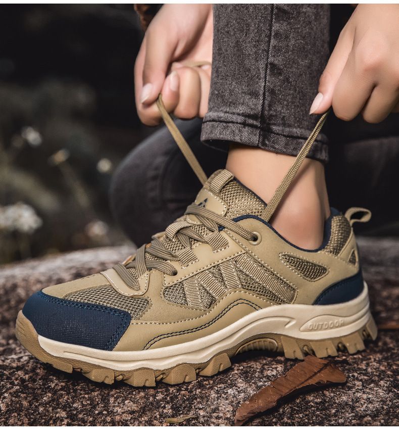 Sportschuhe Neue Wanderschuhe für Damen All-Match rutschfeste Low-Top-Laufschuhe mit weicher Sohle Atmungsaktive Outdoor-Wander-Cross-Country-Laufschuhe für Herren_voghion.com