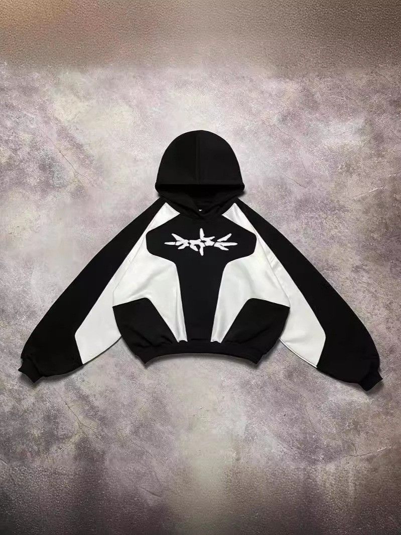 Men's Clothing collage street hoodie new style trend men and women same loose sweater_voghion.com