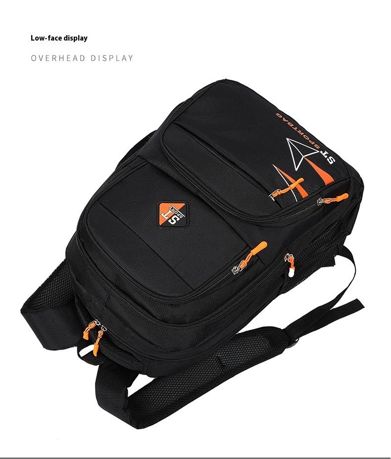 Fashionable letter printed sports made of PVC material, high school student backpack, large capacity, load reducing_voghion.com