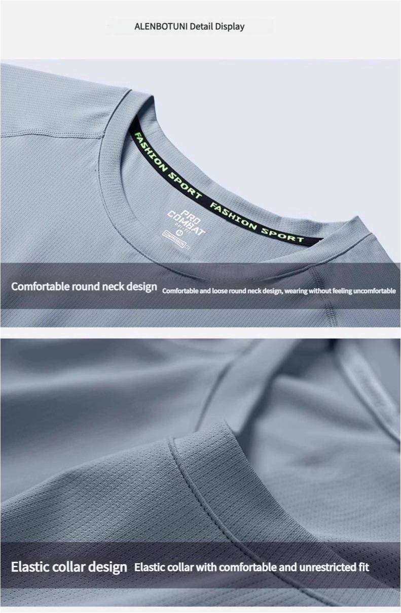 Men's Summer Quick -Dry Fitness Set For Marathon & Track - Field Training_voghion.com
