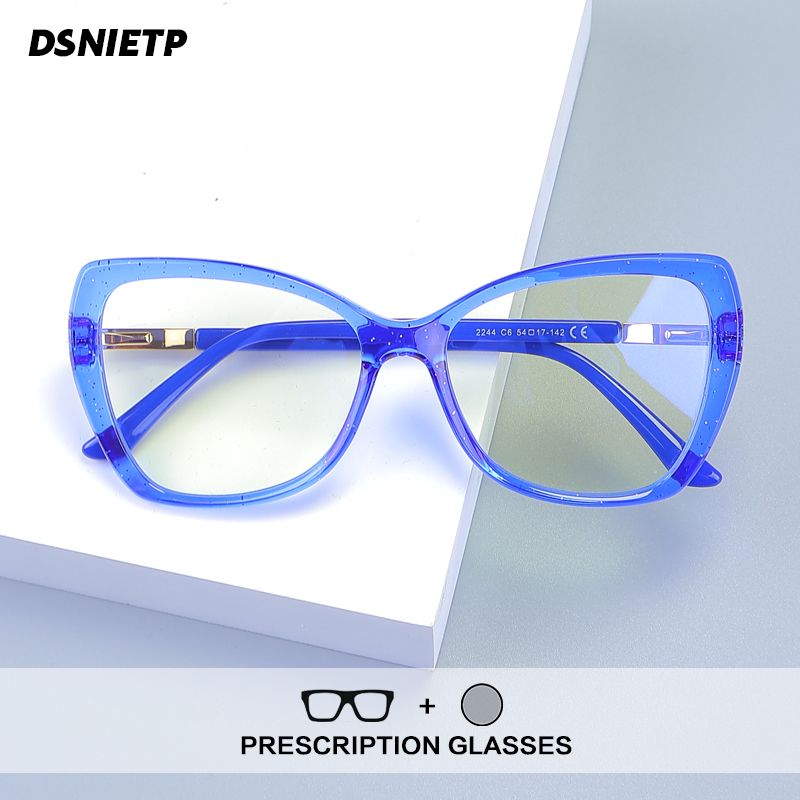 ISLINO Anti Blau Licht Lesebrille Frauen Computer Photochrome Brillen Progressive Myopie Hyperopie Brillen_voghion.com