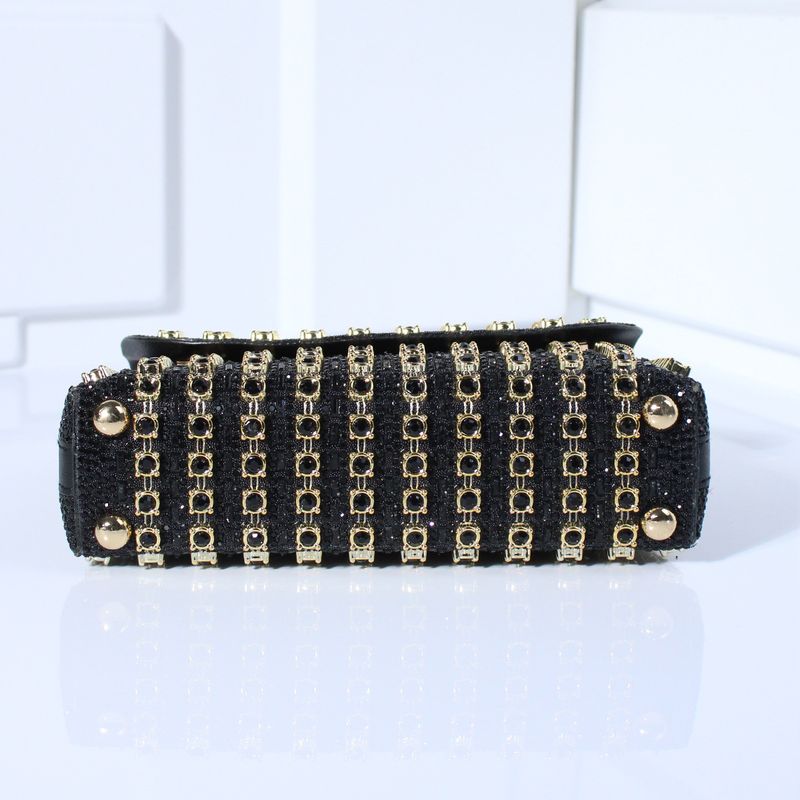 Kuulsuste mood Crossbody õhtusöögikott Teemantidega kaetud käekott Õrn Senior Sense Square naiste käekott_voghion.com