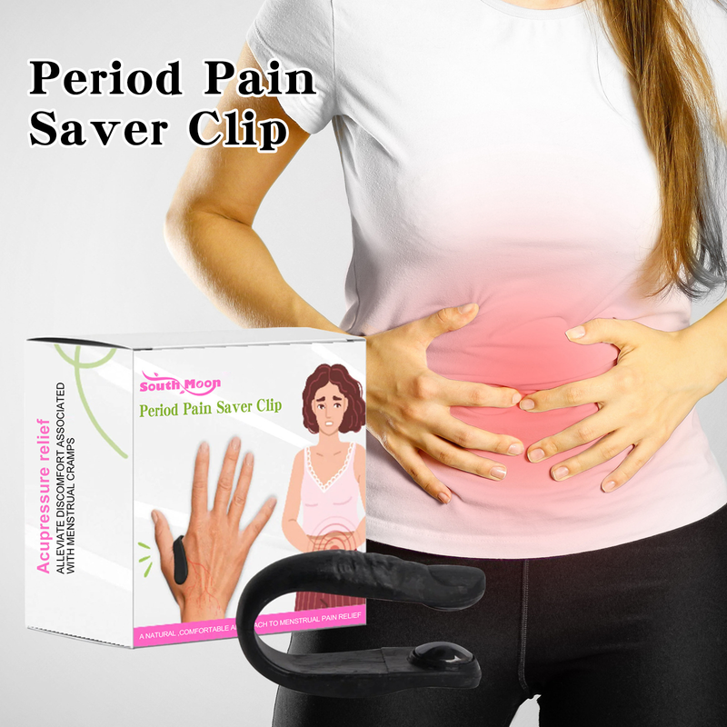 South Moon 1 Menstrual Relief Massage Relieve Auntie's Stomach Pain Physiological Acupoint Care Clip_voghion.com