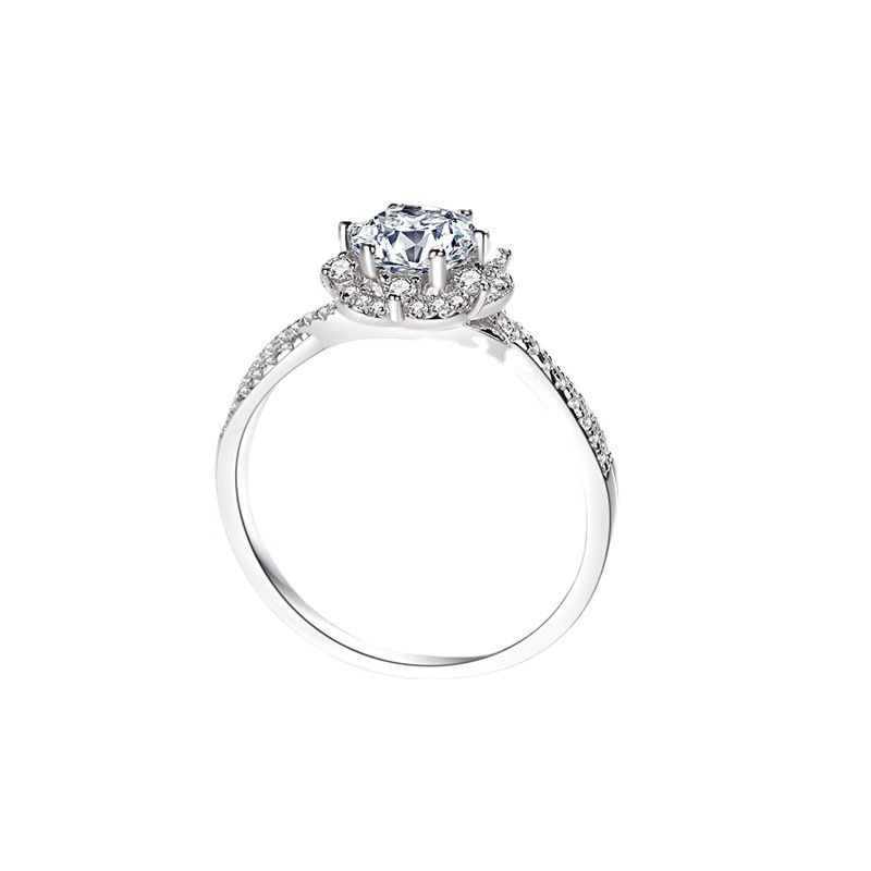 Weibliche Koreanische Ausgabe Mode Micro Set Twisted Arm Prinzessin Ai Mo Sang Stein Diamant Ring Silber Schmuck Sammlung_voghion.com
