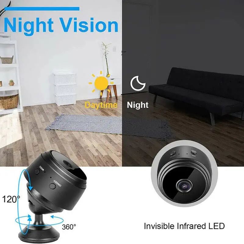 A9 Intelligent High-definition WiFi Wireless Night Vision Camera For Home And Outdoor Remote Monitoring_voghion.com