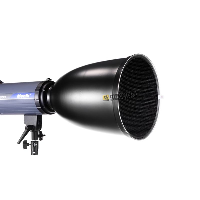 Meking Lighting snoot 45 degree reflector Light Control with Honeycomb Grid for bowens mount_voghion.com