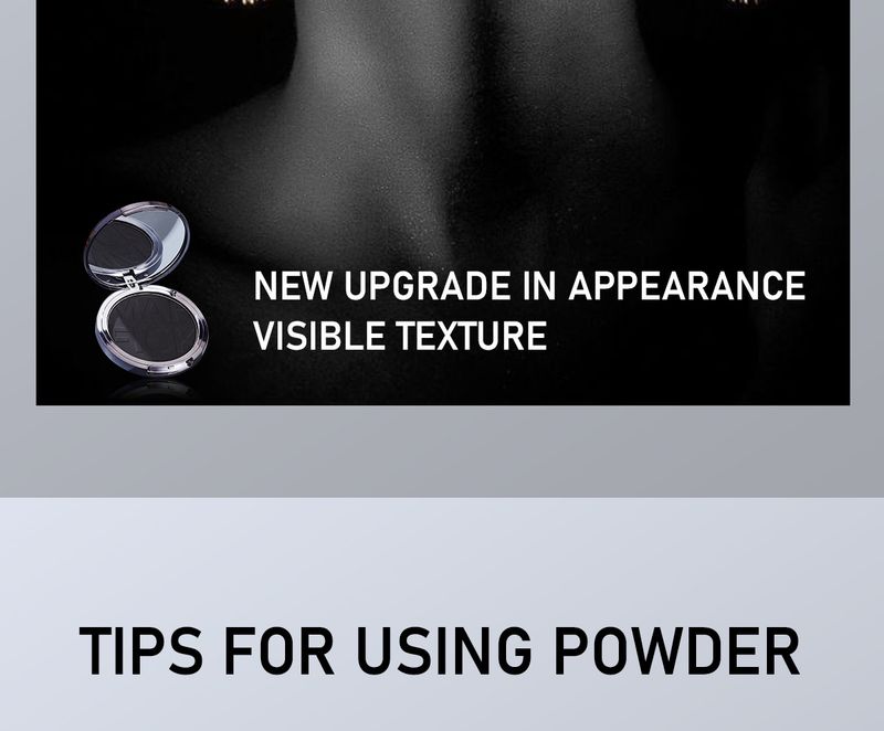 Puder MAFFICK Weiches Make-up-Puder für den Haaransatz, lang anhaltendes Make-up mit doppeltem Zweck, Ölkontrolle und kein Make-up_voghion.com