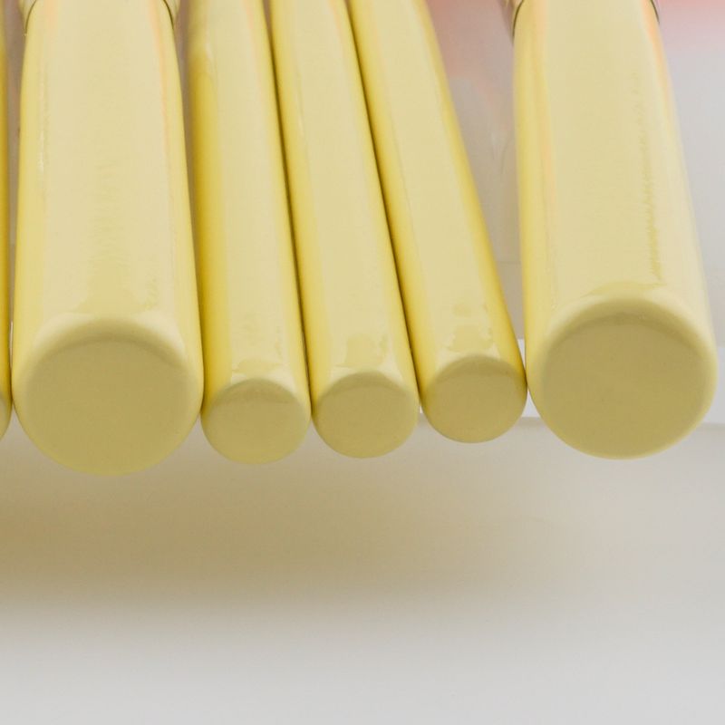 10 pcs makeup brush set makeup tools crackle/yellow handle/red handle fan brush GUJHUI_voghion.com