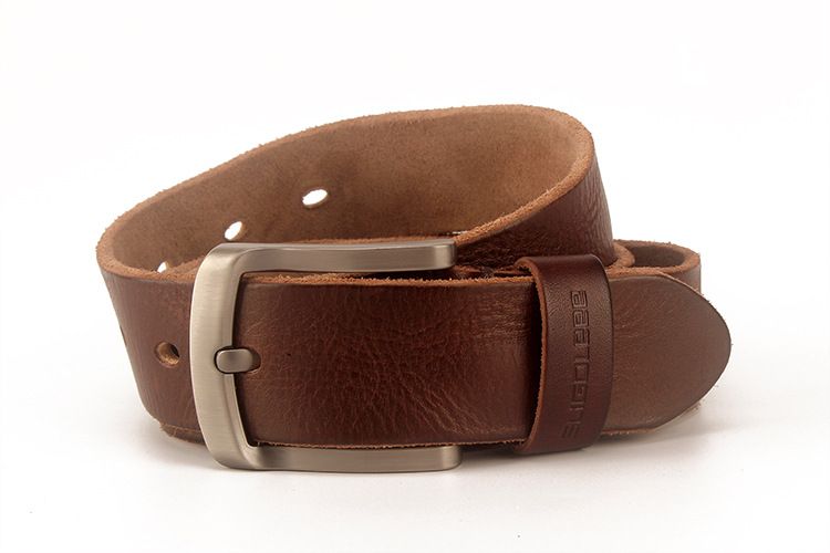 men's Head Layer Cowhide Pin Buckle Washed Handmade Belt Hot Sale_voghion.com