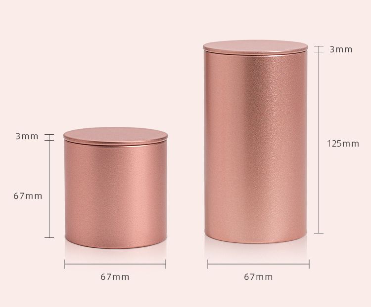 Barattolo per imballaggio del tè Contenitore per tè rotondo in latta smerigliata Contenitore per tè, caramelle, caffè Organizzatore per imballaggio_voghion.com