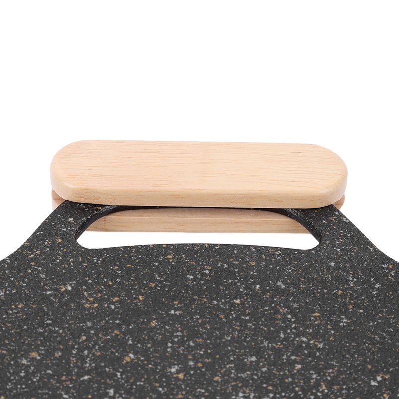 Manico per padella per barbecue in legno massello, anti-scottatura, 2 pezzi, manico isolato, resistente al calore, per pentole, padella per salsa, padella per grigliare_voghion.com