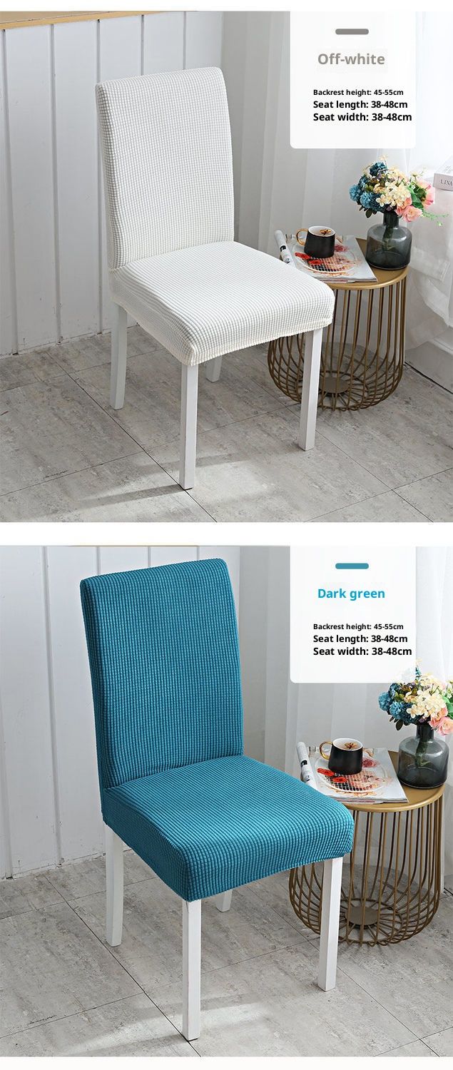 Coprisedie universali impermeabili in poliestere – Coprisedie elasticizzati per sedie da pranzo e da ufficio (anti-goccia, antiscivolo, antipolvere)_voghion.com