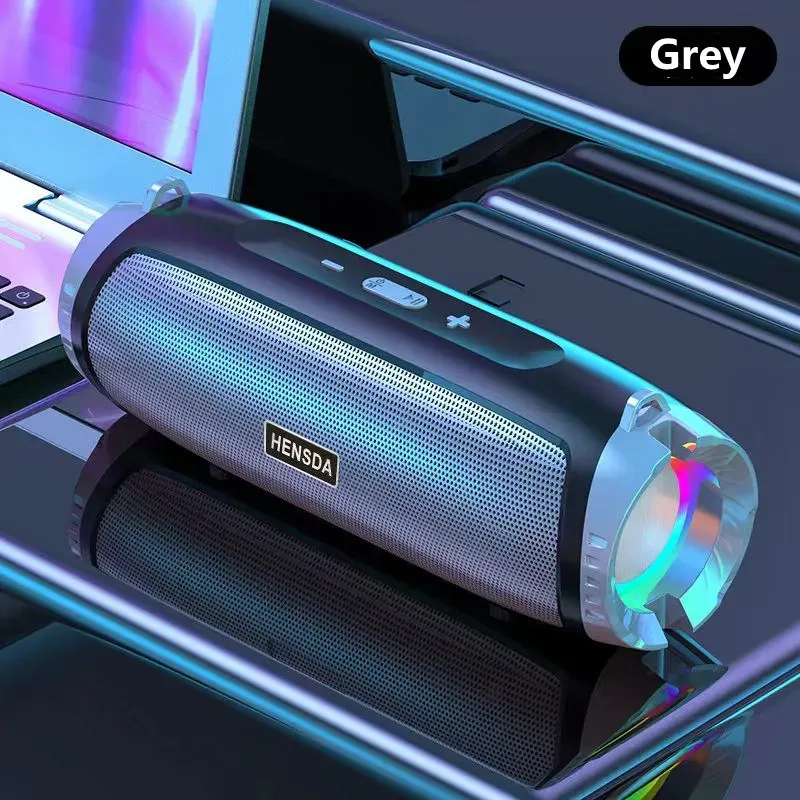 200W Hochleistungs-Bluetooth-Lautsprecher, kabellose Soundbox, tragbarer Subwoofer für den Außenbereich, wasserdichter PC-Säulen-Musik-Player mit FM_voghion.com