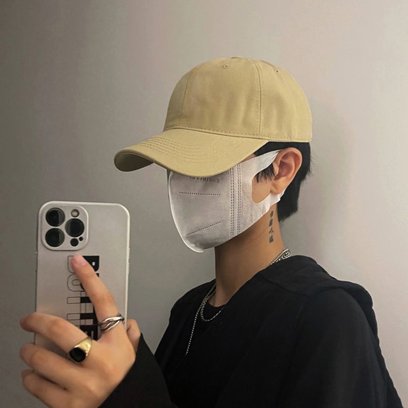 Big Head Cap Herren Schwarze Baseballkappe Sommer Lässig Vielseitig Große Größe Herrenstil_voghion.com