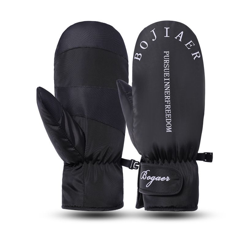 Gants de ski chauds et imperméables en coton de style japonais_voghion.com