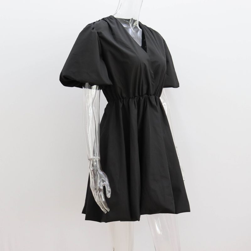 Pink Denim Loose Striped Sleeveless Long Neck Square Midi Mini Summer End Zipper Solid Printed Breathable Dress Gown_voghion.com