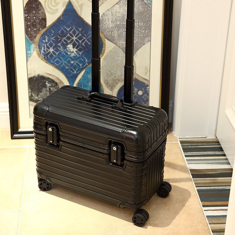 Professional Aluminum Magnesium Alloy Camera Rolling Case - 18" Top Open Photography Luggage With TSA Lock, Waterproof & Shockproof Carry-On_voghion.com