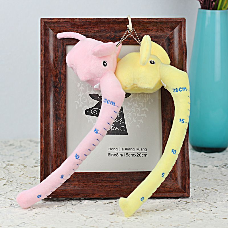 Adorabile peluche a forma di elefante, animale dal naso lungo della foresta, piccola bambola di pezza_voghion.com