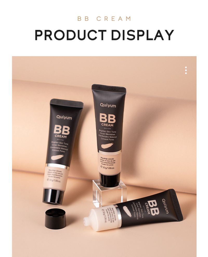 Makeup Tool Kits Makeup Tool Kits QUIYUM BB Cream 30g Moisturizing And Soft Skin Cosmetics_voghion.com