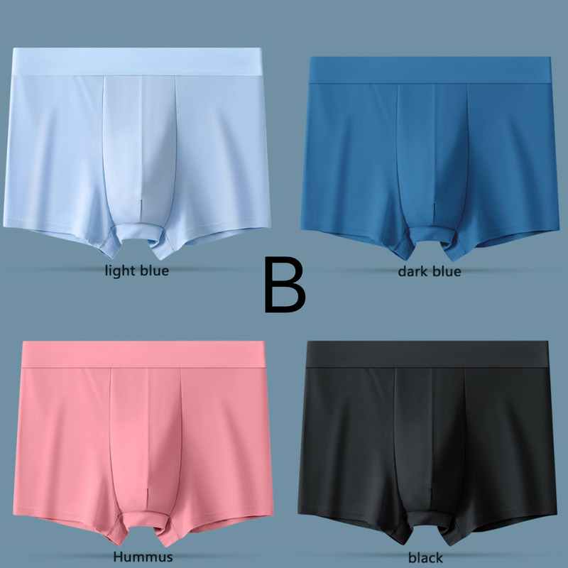 4 pièces caleçons pour hommes de haute qualité été L-4XL_voghion.com