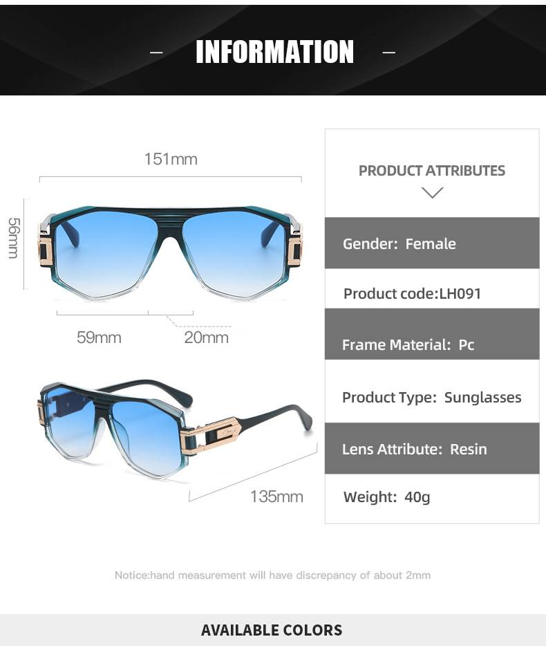 TGOGO Neue Pilotensonnenbrille für Herren ist keine europäische und amerikanische Straßenfotografie, moderne, polygonale Retro-Krötenbrille mit großem Rahmen, UV400_voghion.com