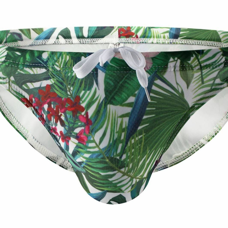 New Wholesale Men's Printed Swimming Trunks, Breathable, Export Triangular Swimming Trunks, Casual Swimming Trunks_voghion.com