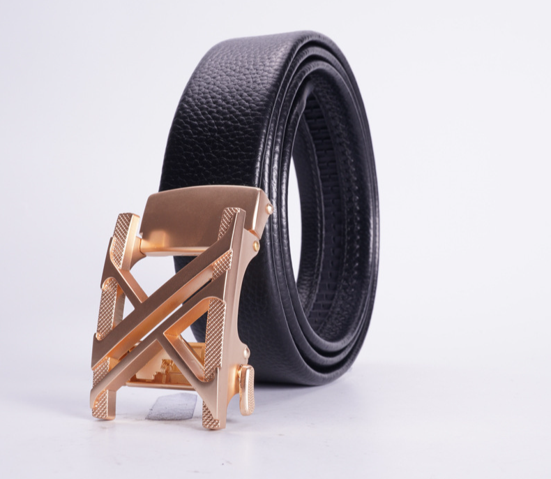 Herrengürtel Neuer High-End-Ledergürtel mit automatischer Schnalle für junge und mittlere Altersgruppen_voghion.com