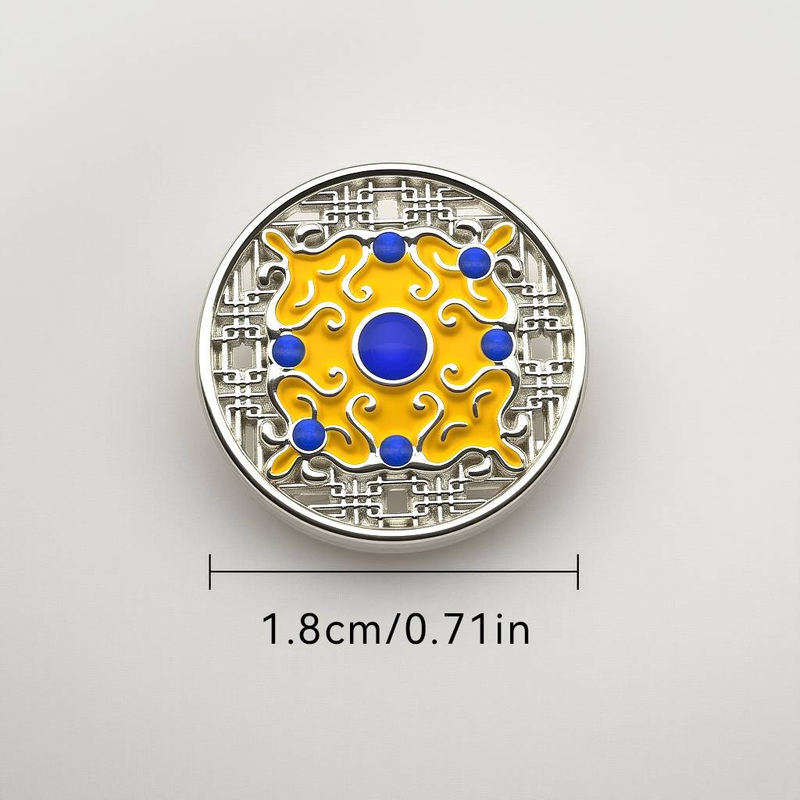 6-10pcs 1.8cm/2.3cm Clothing Metal Buttons Bright Silver Uitable For Shirts, Coats, Pants._voghion.com