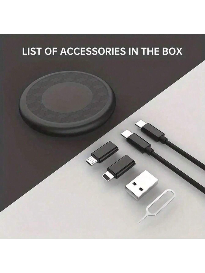 Multi-Functional USB Adapter Cable Storage Box - Type C Cable, 3 Types Of USB Adapters & Connector Conversion! Multi-Functional Compact Cable Card,_voghion.com