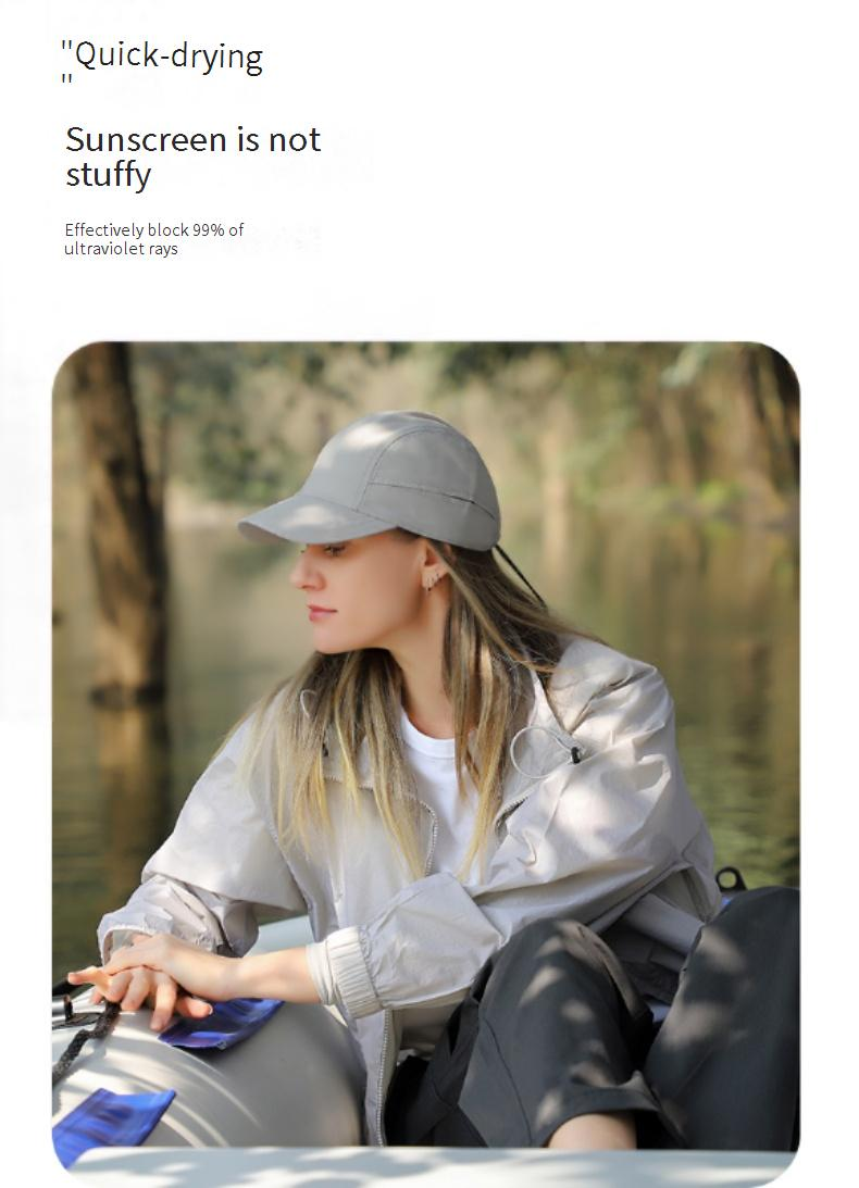 Women's Quick-Dry Baseball Cap - Lightweight & Breathable For Hiking, Cycling & Outdoor Sun Protection_voghion.com