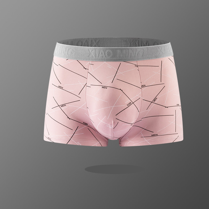 Boxer da uomo in cotone traspirante - Morbidi slip a vita media con comoda cintura per l'uso quotidiano (diversi colori e taglie)_voghion.com
