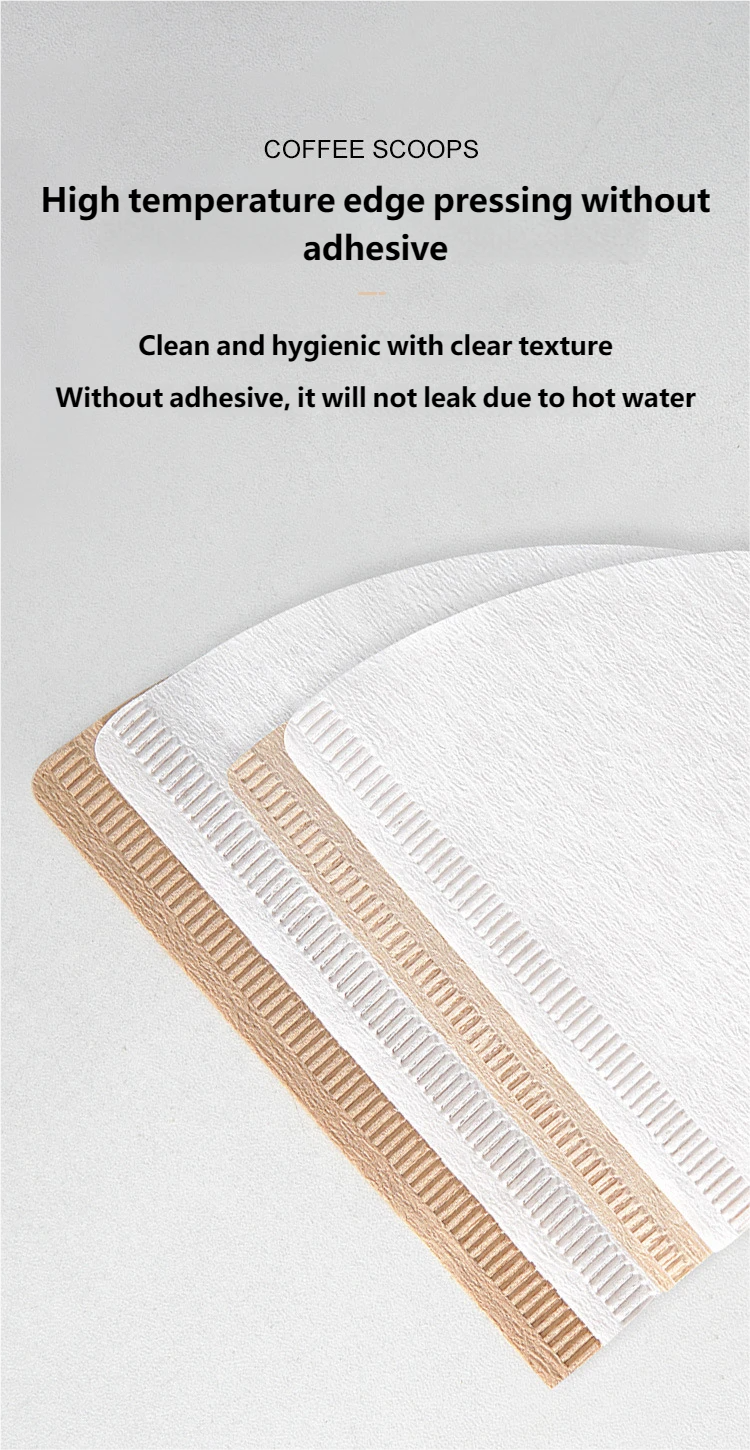 Hand-brewed Coffee Filter Paper, Conical Wood Pulp V60 Funnel Americano Drip Filter Paper_voghion.com