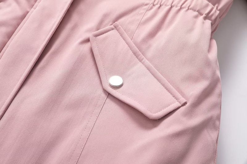 Giacca in cotone per bambine 2025 Nuovo ed elegante abbigliamento invernale per bambini Cappotto a tre strati di media lunghezza per bambine Caldo invernale per bambini_voghion.com