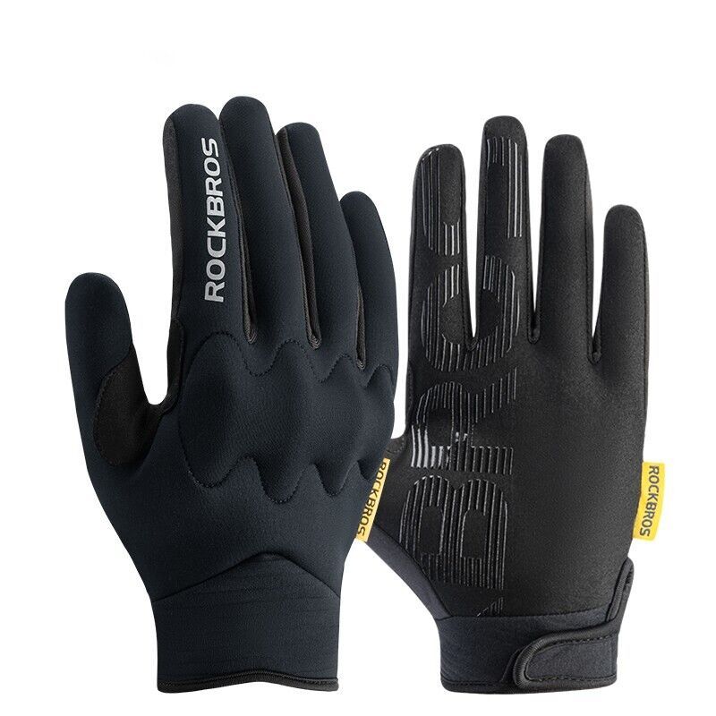 ROCKBROS Fahrradhandschuhe Vollfinger-Handschuhe Touchscreen S-XXL Unisex_voghion.com