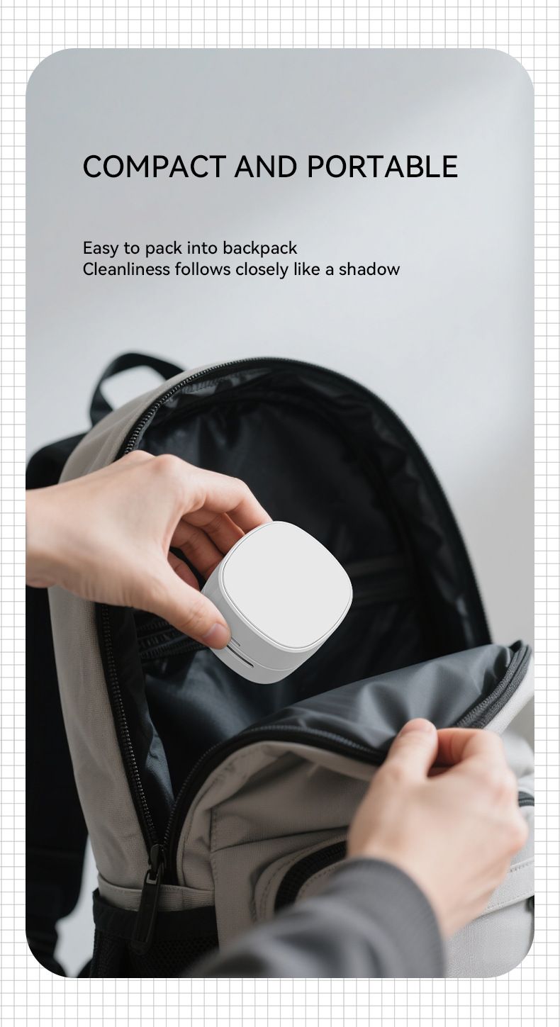 Mini aspirapolvere senza fili - Aspirapolvere portatile da 10 kPa per scrivania, auto, casa (ricaricabile tramite USB, silenzioso 46 dB, 8 colori)_voghion.com