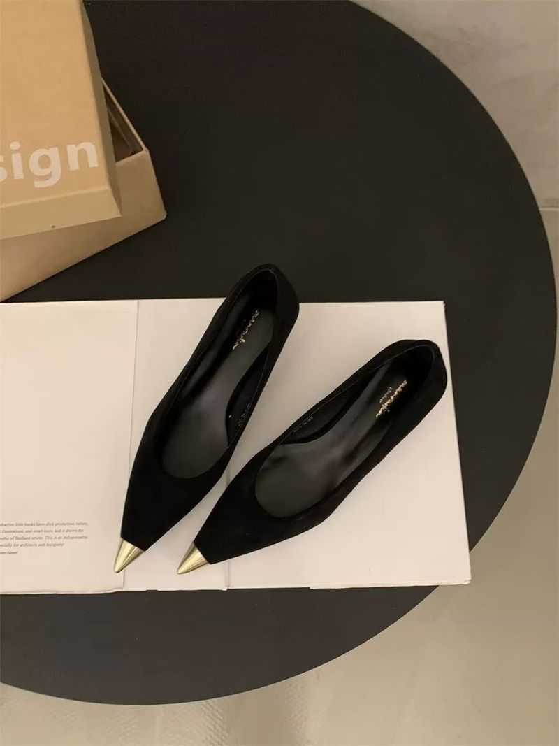 Scarpe da donna con tacco a spillo, tacco a spillo, tacco alto, stile gattino, stile francese, scarpe con gonna profumata_voghion.com