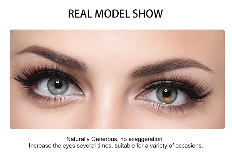 Lash extension set 5 Pairs of natural fiber false eyelashes Multi-layer three-dimensional eyelashes thick curl false eyelashes_voghion.com