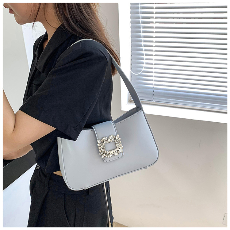 Underarm Bag Women's 2023 New Niche Design High-end One-shoulder Messenger bag net red hot style foreign style small square bag_voghion.com